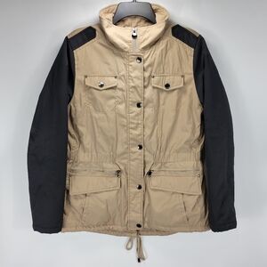 Laundry By Shelli Segal Full Zip Winter Coat Tie Back Womens Large Luxury Preppy